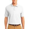 Port Authority Mens Silk Touch Polo Shirt White