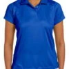 Harriton Womens 4 Oz Polytech Polo Royal