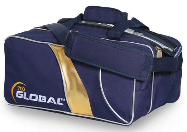 900Global 2 Ball Travel Tote Blue/Gold 1 900Global 2 Ball Travel Tote Blue/Gold
