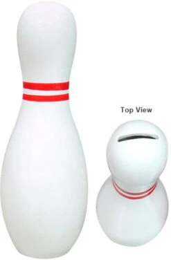 Classic Ceramic Bowling Pin Bank