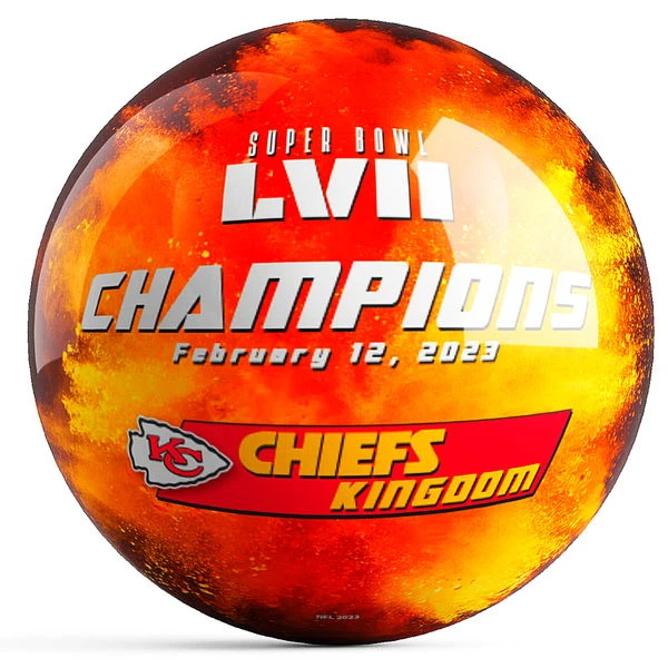 OnTheBallBowling Super Bowl LVII Champs KC Chiefs Ball 1 OnTheBallBowling Super Bowl LVII Champs KC Chiefs Ball