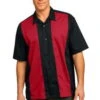 Port Authority Retro Camp Shirt Black/Red