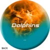 KR Strikeforce NFL On Fire Miami Dolphins Ball
