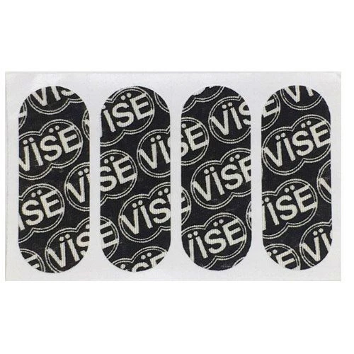 Vise Pre Cut Logo Tape 1" Black 1 Vise Pre Cut Logo Tape 1" Black