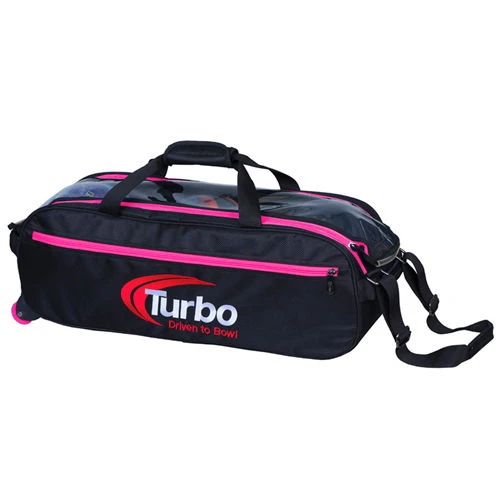 Turbo Pursuit Slim Triple Tote Pink/Black 1 Turbo Pursuit Slim Triple Tote Pink/Black