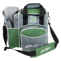 KR Strikeforce Flexx Single Tote Grey/Green -Bowling Shop 3ff83c90 50e9 4446 a121 f5c4e08922ff