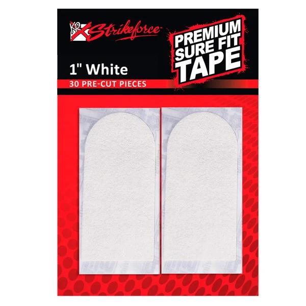 KR Strikeforce Premium Sure Fit Tape White 1" 30 Piece 1 KR Strikeforce Premium Sure Fit Tape White 1" 30 Piece
