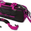 Vise 3 Ball Clear Top Roller/Tote Black/Pink