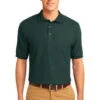 Port Authority Mens Silk Touch Polo Shirt Dark Green