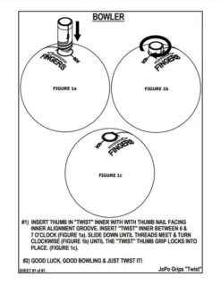 JoPo Twist Inner Sleeve With 1 1/4" Slug Pink/Black