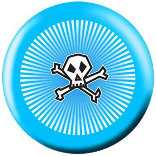 OnTheBallBowling Baby Blue Punk Skull 2 OnTheBallBowling Baby Blue Punk Skull - Image 2