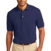 Port Authority Mens Pique Knit Sport Navy