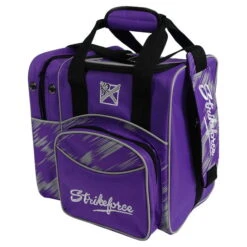 KR Strikeforce Flexx Single Tote Purple/Silver Scratch -Bowling Shop a6e90417 d0fb 4262 8af7 eb707baadf99