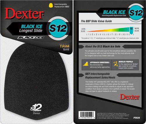 Dexter S12 Black Ice Replacement Slide Sole 1 Dexter S12 Black Ice Replacement Slide Sole