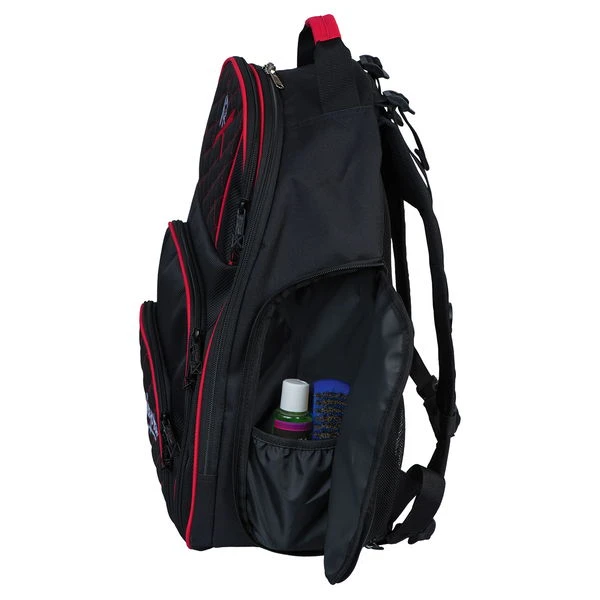 KR Strikeforce Royal Flush Deuce 2 Ball Backpack Black/Red 2 KR Strikeforce Royal Flush Deuce 2 Ball Backpack Black/Red - Image 2