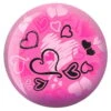 Brunswick Hearts Glow Pink Viz-a-Ball