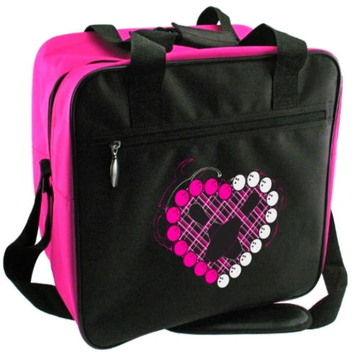 Classic Pink Heart Single Tote 1 Classic Pink Heart Single Tote