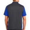 Sport-Tek Mens Colorblock Micropique Sport-Wick Polo Grey/Royal
