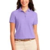 Port Authority Womens Silk Touch Polo Shirt Lavender