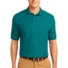 Port Authority Mens Silk Touch Polo Shirt Teal Green