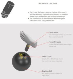 JoPo Twist Inner Sleeve With 1 1/4" Slug Red/Red -Bowling Shop eabfc69d 11e5 45cb ac05 b9c01deeff07