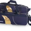 900Global Deluxe 3 Ball Airline Roller/Tote Blue/Gold